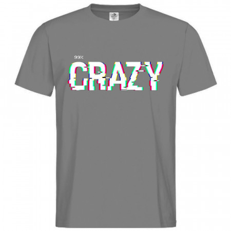 Футболка 99% CRAZY из хлопка