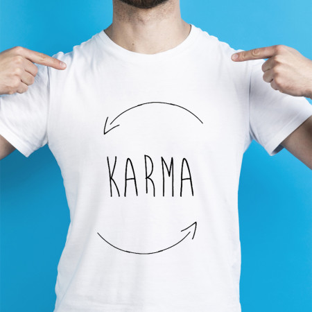 Футболка Karma из хлопка