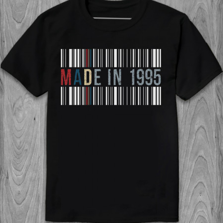 Футболка Made in 1995 из хлопка