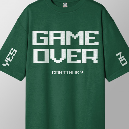Футболка Game over из хлопка
