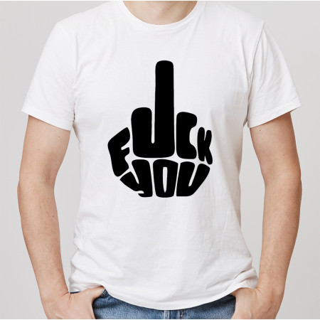 Футболка Fuck you из хлопка