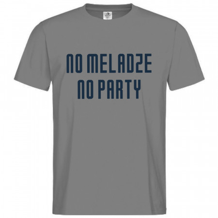 Футболка No meladze no party из хлопка