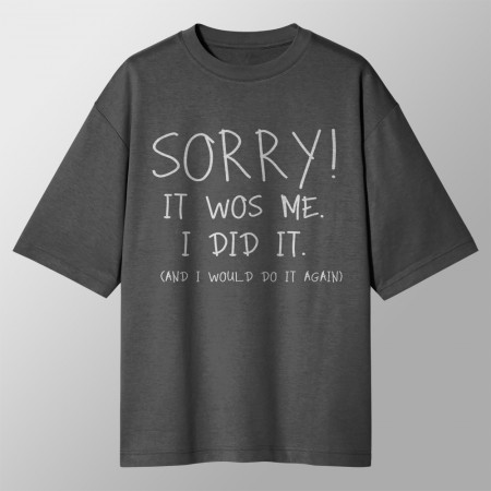Футболка Sorry it was me из хлопка