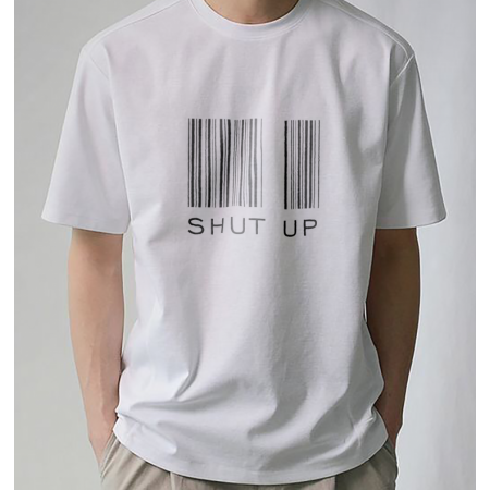 Футболка Shut up из хлопка