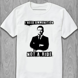 Футболка I need ammunition, not a ride Футболка I need ammunition, not a ride