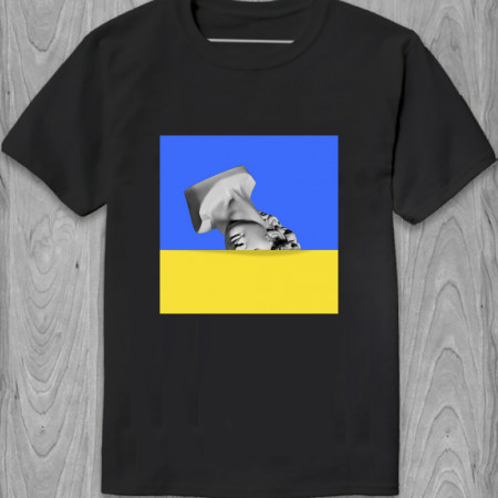 Футболка Аполлон и флаг Украины из хлопка