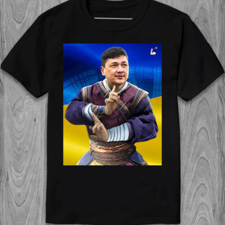 Мужская футболка Виталий Ким  из хлопка