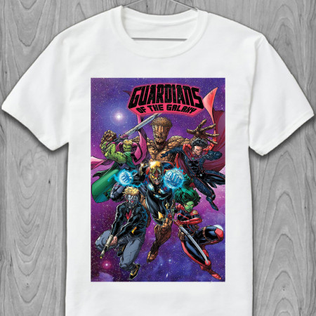 Мужская футболка Стражи Галактики Guardians Of The Galaxy By Al Ewing Vol. 3: We'Re Super Heroes из хлопка