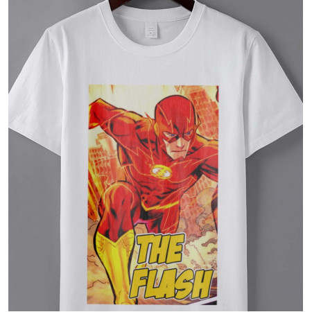 Мужская футболка The Flash Флеш комикси DC  из хлопка