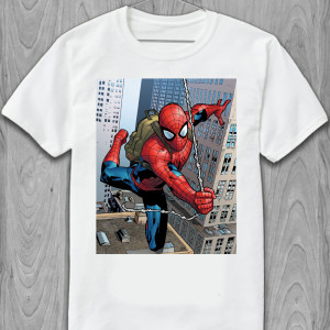 Мужская футболка Человек паук (Spiderman)