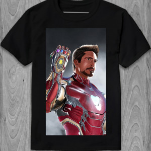 Мужская футболка Iron man Железный человек Тони Старк