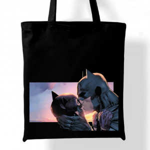 Еко-сумка Персонаж з коміксу Batman Весілля Бетмена та Жінки-кішки