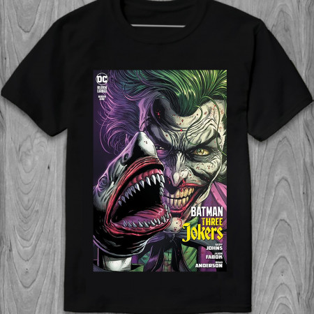 Мужская футболка комикс Джокер Batman Three Jokers из хлопка