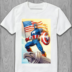 Мужская футболка Marvel Комиксы Марвел Captain America