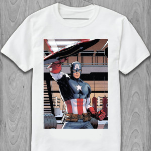 Мужская футболка Marvel Комиксы Марвел The strong fist of Captain America Мужская футболка Marvel Комиксы Марвел The strong fist of Captain America