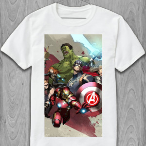 Мужская футболка Marvel Комиксы Марвел fantastic poster art