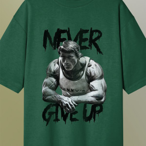 Мужская футболка Never give up 