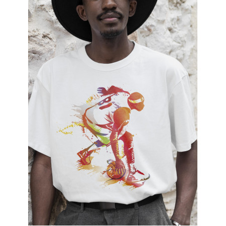 Мужская футболка Basketball player art из хлопка