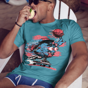 Мужская футболка Баскетбол Crazy BasketBall