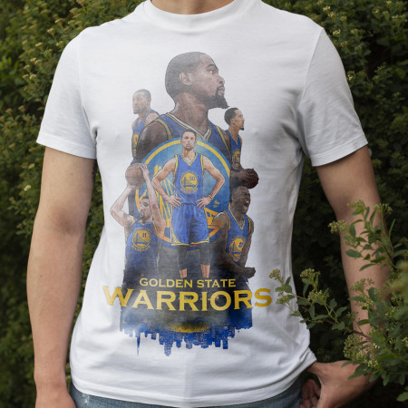 Мужская футболка Golden State Warriors из хлопка