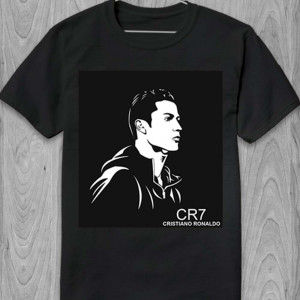 Футболка Роналду CR7 (black-white art)