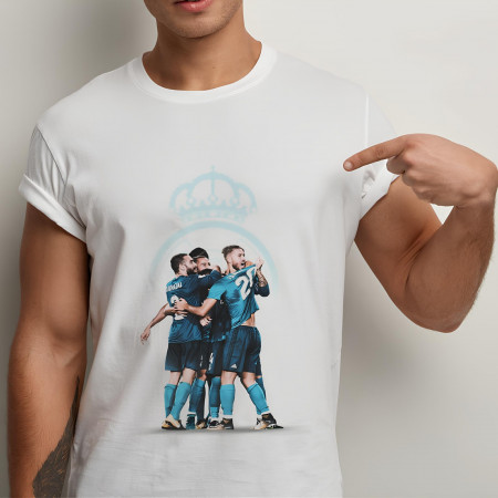 Футболка Real Madrid Wallpaper из хлопка