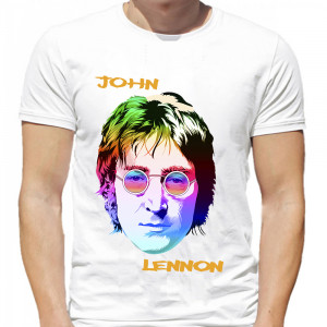 Футболка John Lennon градієнтний арт