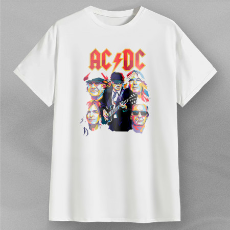 Футболка AC/DC з бавовни