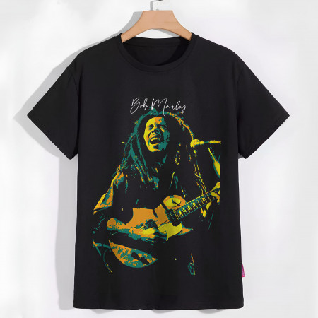 Футболка Bob Marley, concert art из хлопка