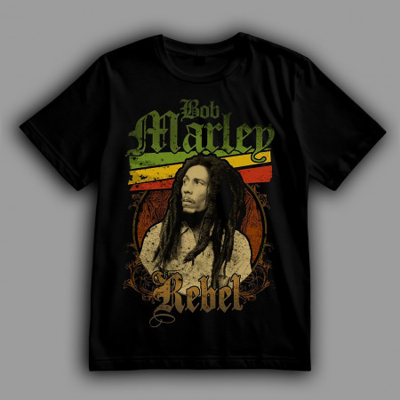 Футболка Bob Marley Rebel из хлопка