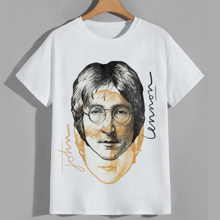 Футболка John Lennon, graphic art з бавовни