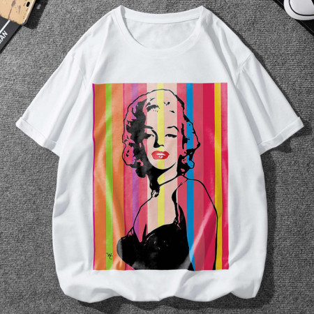 Футболка Marilyn Monroe poster хлопковая