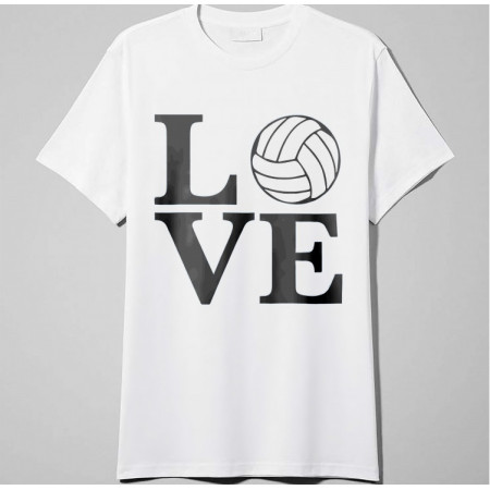 Футболка Volleyball Love бавовняна