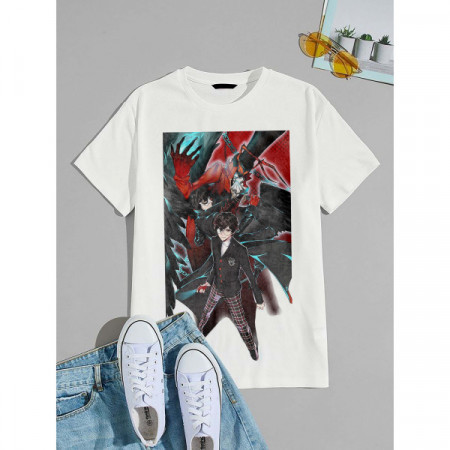 Футболка Персона 5 Persona 5 Redbubble Joker хлопковая