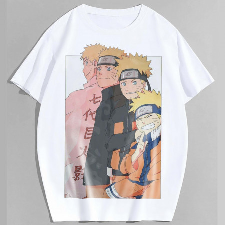 Футболка персонаж аниме Наруто "Naruto" поколение 代 景 хлопковая