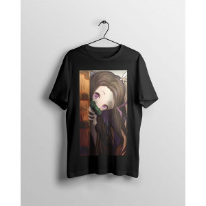 Футболка Клинок рассекающий демонов Kimetsu no Yaiba, Nezuko beautiful eyes Футболка Клинок рассекающий демонов Kimetsu no Yaiba, Nezuko beautiful eyes
