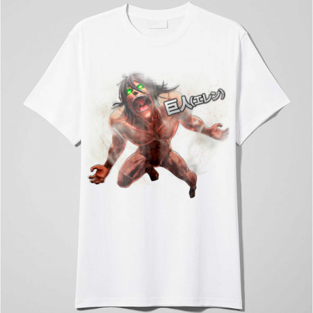 Футболка по мотивам аниме Attack on Titan Атака титанов хлопковая