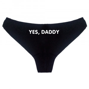 Женские трусы набор No, Daddy. Yes, Daddy