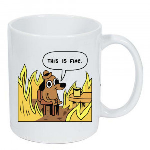 Чашка This is fine 330 мл