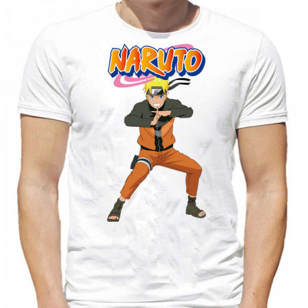 Футболка Наруто Удзумаки  - Персонаж Naruto хлопковая