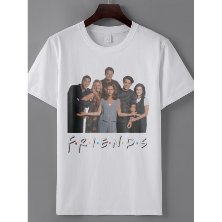 Футболка Сериал Друзья (Friends) poster хлопковая