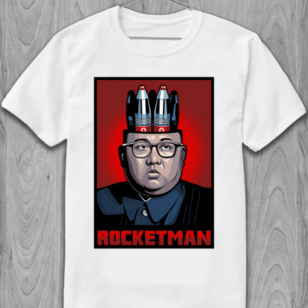 Футболка Ким Чен Ын Rocketman хлопковая