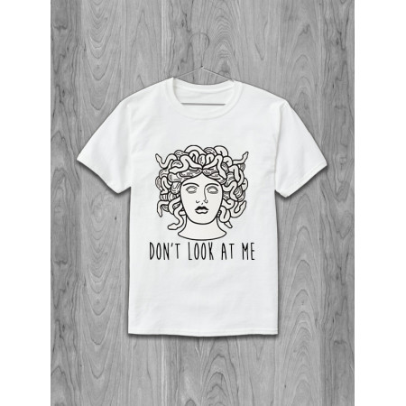 Футболка Don't look at me Medusa  хлопковая