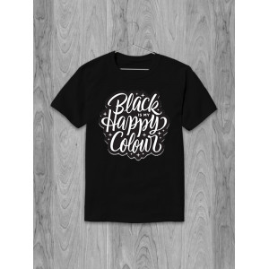 Футболка Black is my happy color