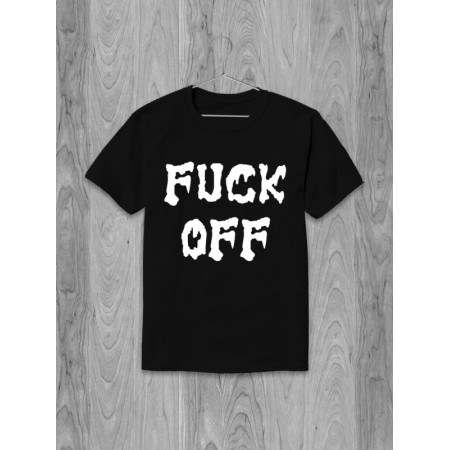 Футболка Fuck off хлопковая