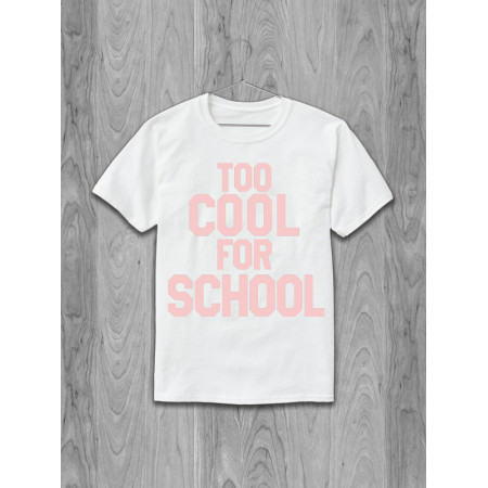 Футболка Too cool for school  хлопковая