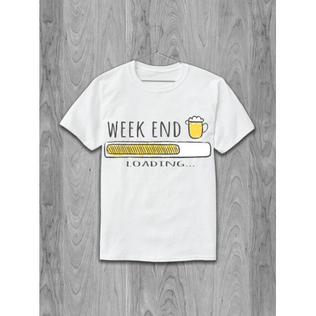 Футболка Week end is loading