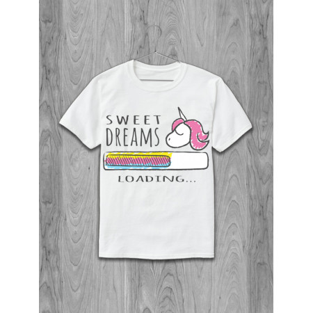 Футболка Sweet dreams loading хлопковая