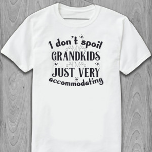 Футболка I don't spoil grandkids just very accommodating