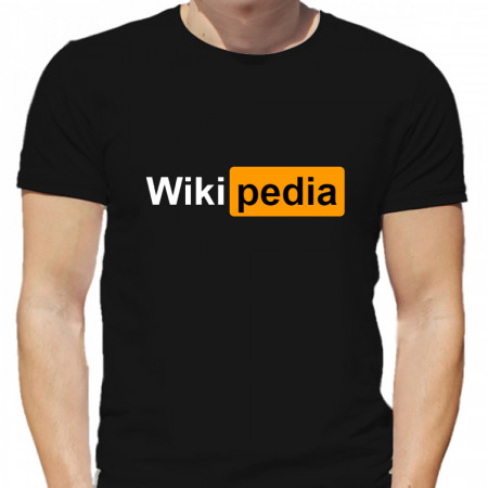 Футболка Wiki pedia хлопковая